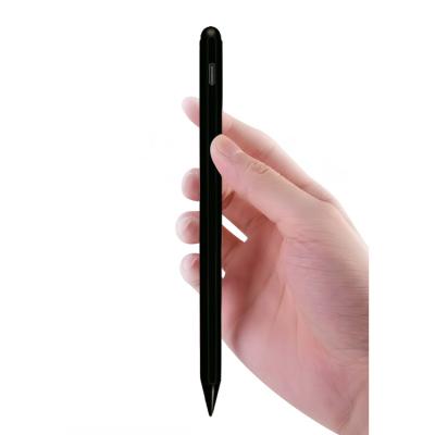 China Palm Reject Tilt Allow Side Ridge Aluminum Alloy Suction Painting Stylus Pen For Latest Ipad Series for sale