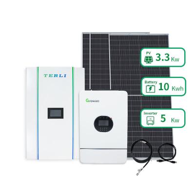 China Home Solar System Solar Energy System 10KW 15KW 20KW 25KW 30KW Off Grid Hybrid Solar Power System for sale