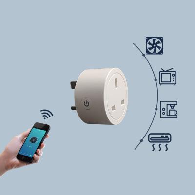 China Commercial smart socket 4 packmini smart home smart control wifi small raw material wifi socket for sale