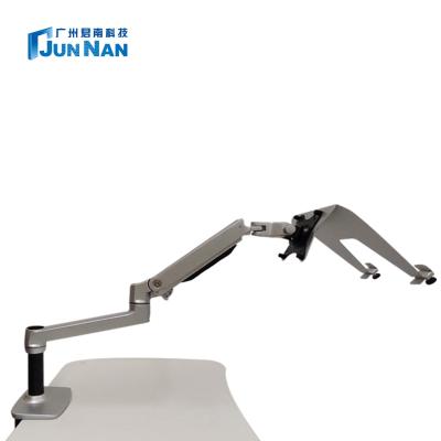 China Install single screen laptop monitor bracket monitor arm laptop tray desk holding arm for laptop prndent plate for monitor for sale