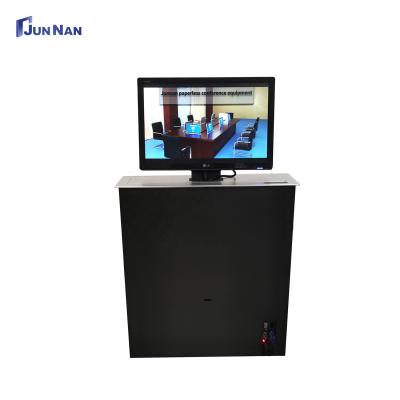 China Regular LCD Monitor Elevator Junnan Conference System Monitor Elevator Meeting Room Video Conferencing System for sale