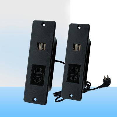 China USB Sockets Switch Waterproof Charging Desk Socket Residential / Multi-Purpose Desktop Outlet Socket for sale