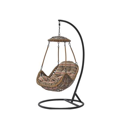 China Modern Hanging Basket Chair 2 Seats Swing Rocking Chair Patio Chairs Outdoor for sale