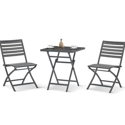 China Weather outdoor furniture garden chair set balcony table foldable chair and rattan chair set and coffee table set for sale