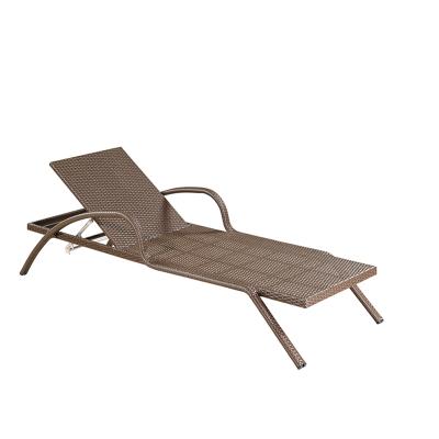 China Modern Contemporary Modern Rope Lounger Pool Chair Weaving Lounge for sale