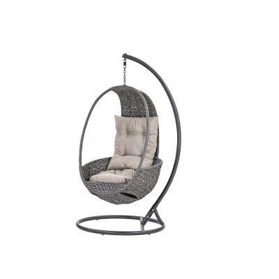 China Modern Hanging Hanging Egg Chair Rattan Vintage Wicker Rattan Outdoor White Black Outdoor Natural Gray Indoor Cane Outdoor for sale