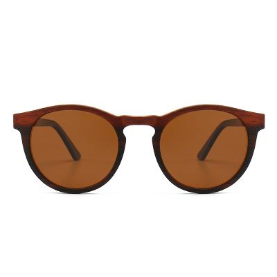 China Fashion Sunglasses Shape Custom Logo Acetate Sunglasses Polarized Wooden Sunglasses for sale