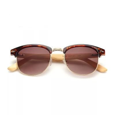 China 3106M Fashion Sunglasses Classic Temple Bamboo Sunglasses Square Sunglasses for sale