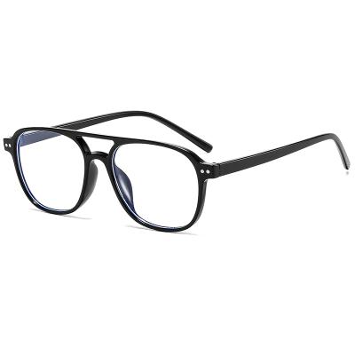 China New Classic Square Glass Anti Blue Optical Frame Optical for sale