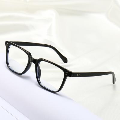 China Anti Blue Light Glass Computer Glasses Fashion Retro Optical Frame Squares for sale