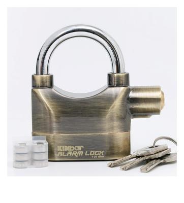 China 40mm Zinc Alloy Harden Tri Circle Padlock For Locker Security Brass Padlock for sale