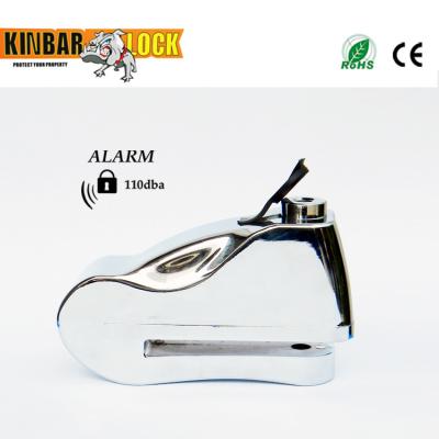 China 2017kimbar New Zinc Alloy Motorcycle Alarm Brake Disc Lock For Motorcycle Fork Lock for sale