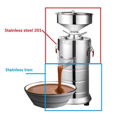 China 2021 Easy Commercial Peanut Butter Maker Red Sauce Making Grinding Machine for sale