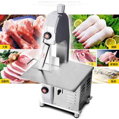 China Hotels Industrial Electric SS Hand Meat Bone Beef Saw Mincer Machine Cutter Cut And Price 1100w for sale