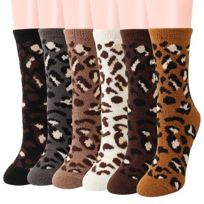 China QUICK DRY Women's Socks Love Thick Coral Fleece New Floor Socks Winter Sleep Socks for sale