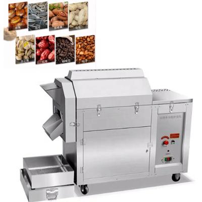 China Dairy Factory 2021 Domestic Village Active Demand Gas Or Electric Soybean Roasting Machine for sale