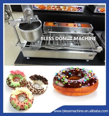 China 2018 domestic automatic commercial electric/village donut donut latest demand technology making machine for sale for sale