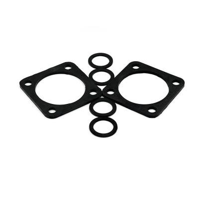 China Sealing Use Customized Silicone Gasket Silicone Rubber Gasket Manufacturer Food Grade Flat White Clear Silicone O Ring for sale