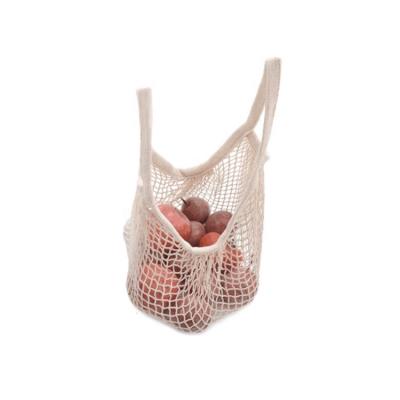 China Eco-Friendly Eco-Friendly Cotton Net Mesh Bags With Drawstring For Reusable Fruits And Vegetables for sale