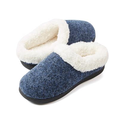 China Lady Fur Slippers Women's Indoor Winter Slippers Fashion Trend Plush Comfortable Soft Warm Bedroom for sale