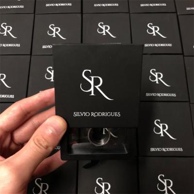 China Luxury Packaging 2022 Ring Jewelry Boxes Luxury Pe Film Cardboard Boxes With Logo Drawer Black Jewelry Box Wholesale Travel For Jewelry Packaging for sale