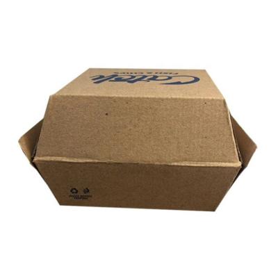 China Recyclable customized printed with logos and affordable burger boxes for sale