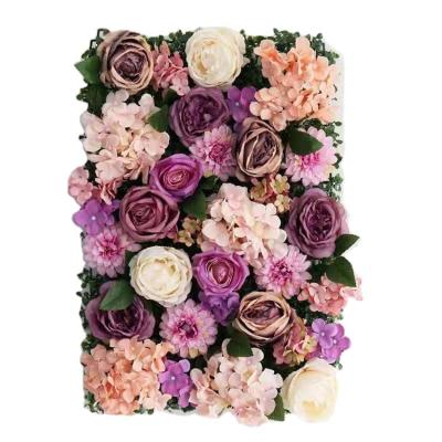 China Wholesale Decorative DIY Wedding Party Hotel Decoration Peony Flower Artificial Wall Wedding Background for sale