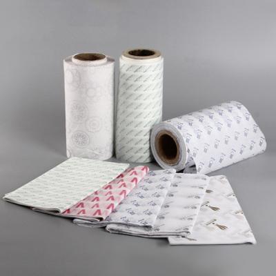 China Factory Wholesale Recycled Materials Custom Branded Tissue Paper High Quality Printed Tissue Wrapping Paper Wrapping For Clothes for sale