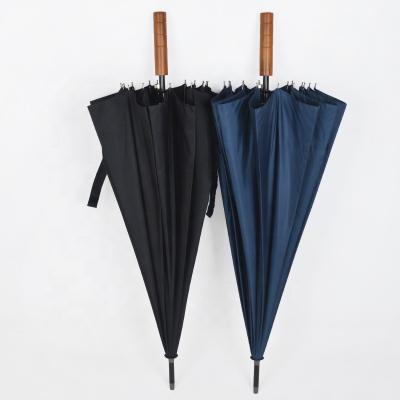 China New Design China Factory Direct Wholesale Blue Color Fiberglass Frame Blunt Umbrella Golf for sale