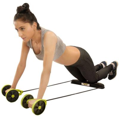 China NBR Jian Fu Lun Abdomen Wheel Fitness Equipment Household Exercise Abdominal Muscle Roller Key Pulley for sale