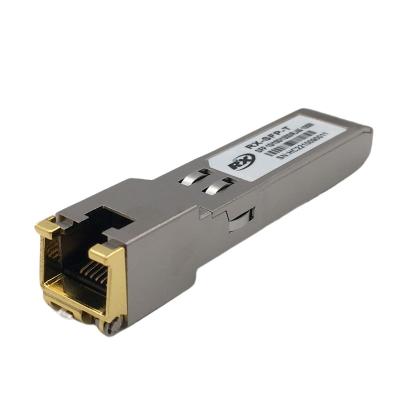 China FTTH FTTxFTTB Network SFP RJ45 1.25g 10/100/1000Base-t Gigabit 100m  Module Compatible with GLC-TA/SFP-GE-T Copper Fiber Optic Transceiver SFP Module for sale