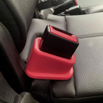 China Belt Buckle Holder Lifts Your Seat Belt For Easy Access Dials Container Holder Car Seat Belt Buckle Booster for sale