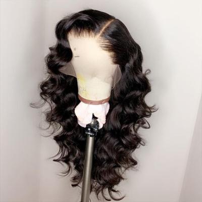 China Loose Deep Frontal Human Hair Wigs Women Loose Deep Frontal Wigs Brazilian Virgin 5X5 Body Wave 250% Density Baby Hair Wigs HD 13X4 Lace Closure Wig for sale