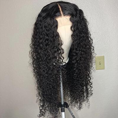 China Raw Baby Hair Remy 13x4 Glueless Body Wave Lace Frontal Human Hair Wigs Deep Wave 200 Density Breazilian 5x5 Closure Wig Women for sale