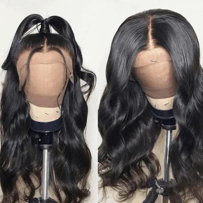 China Brazilian Body Wave Virgin HD 13x4 Raw Lace Front Wig For Black Women Pre Plucked 200 Density Human Hair 5x5 HD Lace Closure Wig for sale