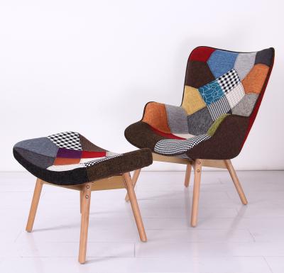 China Cheap hot sale comfortable simple modern fabric living room furniture lounge chair fabric for sale