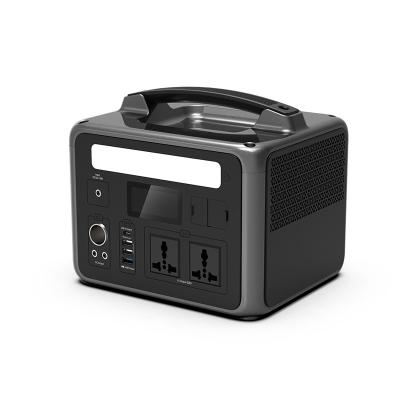 China Wireless Power Station 600Wh LiFePO4 Battery Backup Portable AC Charging Outlets Recharge From 0-80% In 30 Min for sale