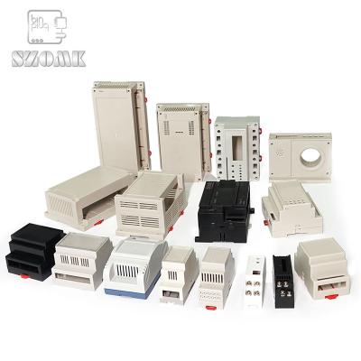 China Junction box szomk outdoor electrical power din rail cabinet small plastic enclosure box for sale