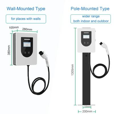 China Charging Electric Car Charging CE TUV   EV charger station 7KW 11KW 22KW home charger factory direct supply for sale