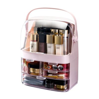 China Storage Makeup Brush Lipstick Mask Plastic Storage Cosmetic Beauty Box For Cosmetic Organizer for sale