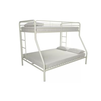 China Customized durable private adult bunk bed metal bed frame pipe hotsale boarding furniture double deck bunk beds with slide for sale