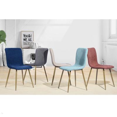 China Best modern selling new and durable nordic dining chairs velvet dining chair refectory chair for sale