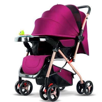 China 2020 New Design Easy Foldable Stroller System Moving Baby Stroller With Aluminum Frame, 4 Wheels Strollers for sale