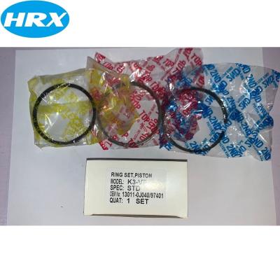 China Construction machinery engine diesel engine spare parts piston ring for K3 13011-0J040 for sale for sale