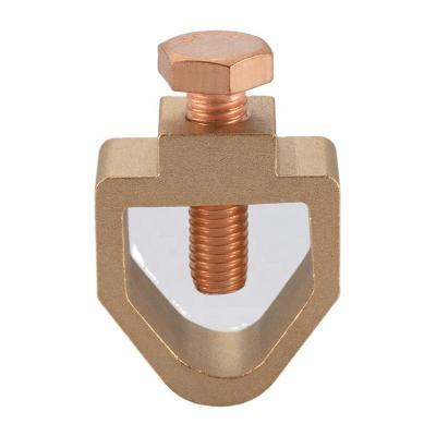 China Earth Clamp RTC 0.129kg Highly Required Lightning Protection Rod Clamp Tape Clamp for sale