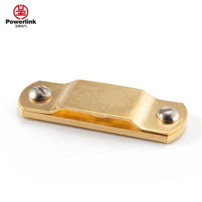 China Earth Clamp Earthing Accessories Copper Band Clip Brass Band Clamp for sale