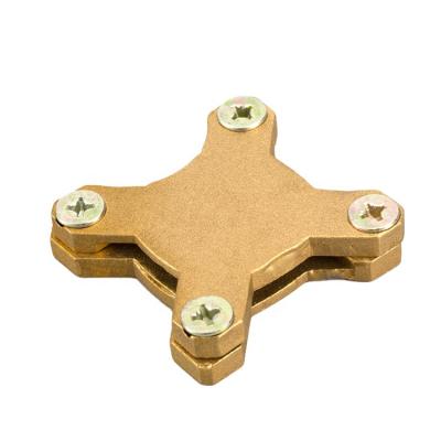 China Flat Earth Clamp Copper Strip Square Conductor Clamp Earth Tape Clamp for sale