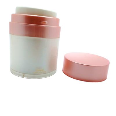 China 50ml Personal Care Acrylic Airless Bottle Factory Customized Cosmetic Airless Container for sale