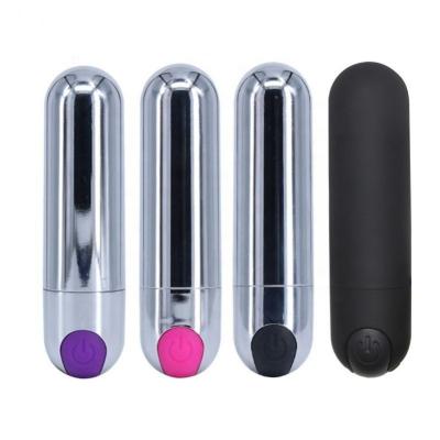 China Portable USB Rechargeable Vibrator Sex Toys Dildos 10 Speeds Bullet Vibrator For Women Clitoris Stimulator Massager Sex Toys For Adult for sale