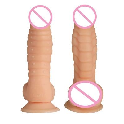 China 2021 Realistic Amazon Hot Selling Toy Silicone Caterpillar Female Adult Phallus for sale